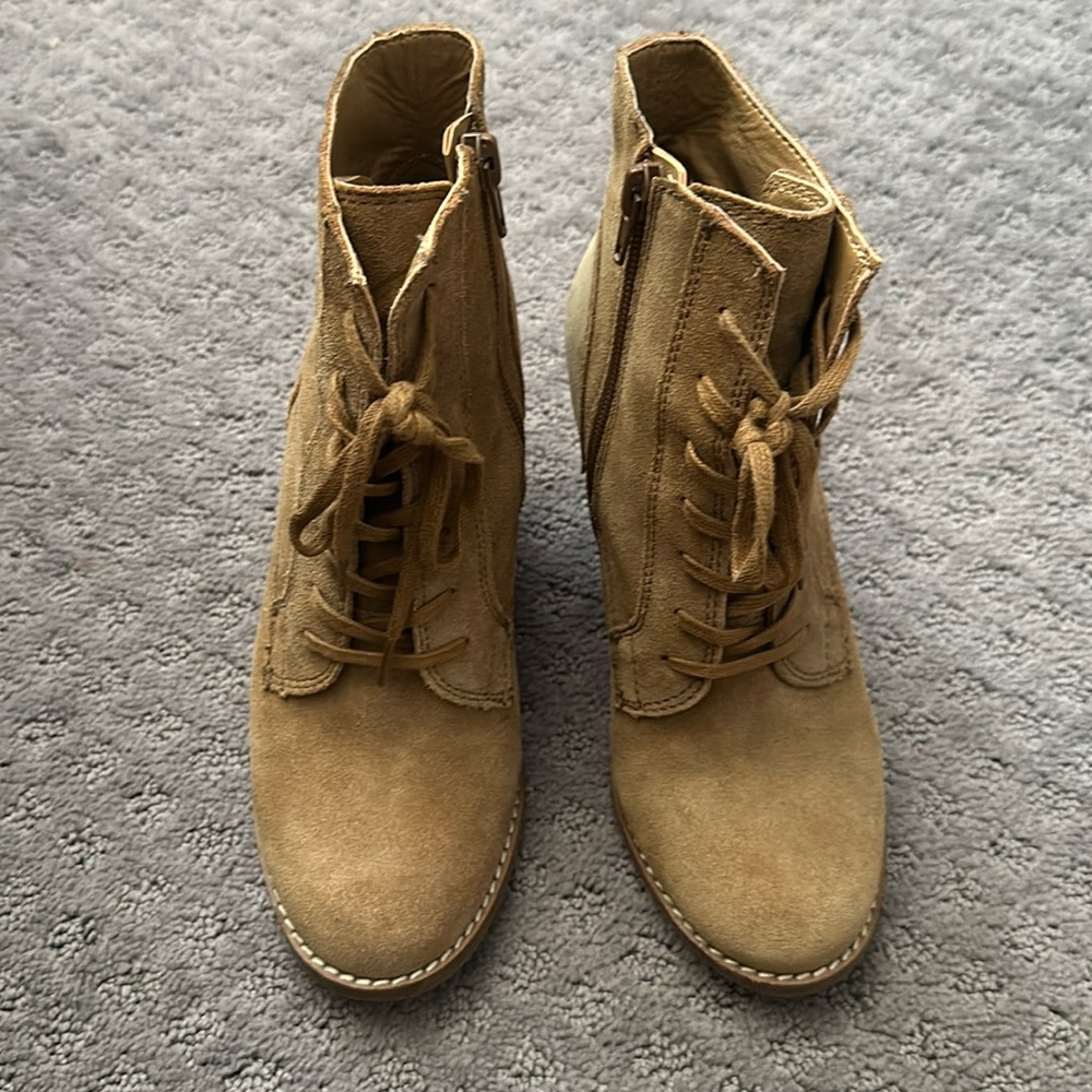 Lucky brand wedge boot